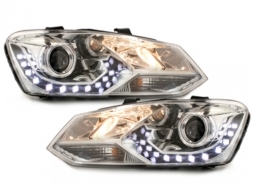DAYLINE headlights suitable for VW Polo 6R 09+_drl optic_chrome-image-64699