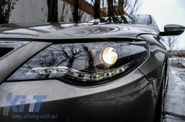 DAYLINE LED Фарове , подходящи за VW Passat CC (2008-2012) DRL Черен-image-6059460