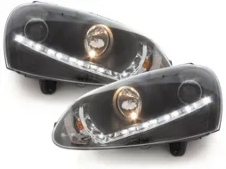 image-60-DAYLINE prednja svjetla za VW Golf V 03-09_drl optika_HID_crna