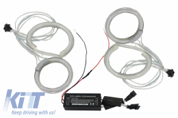 image-7-Daytime Running Lights Angel Eyes Kit suitable for MAZDA 323/626 (1998-2004) SMD LED Daytime Running Lights