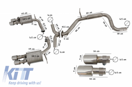 D'échappement pour VW Passat CC turbo essence 4 cylindres 2.0 TFSI EA888 Valve--image-6045326