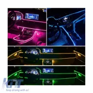 Decoration Car Optic Fiber Led Kit With Smart Bluetooth RGB-image-6303068