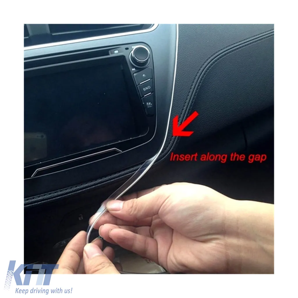 Decoration Car Optic Fiber Led Kit With Smart Bluetooth RGB