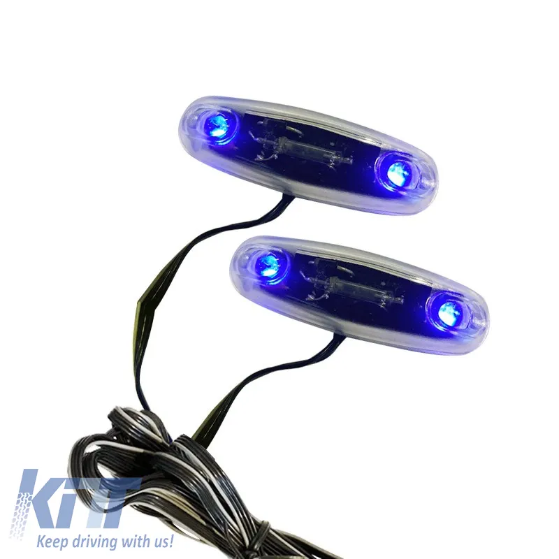 Decoration Led Lights "Led & Strobo Flashing" TR-6219 Blue 2 Led & 1 Strobo 2pcs