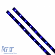 Decoration Led Strip Lights suitable for 12Volt 40cm Blue Color 2pcs