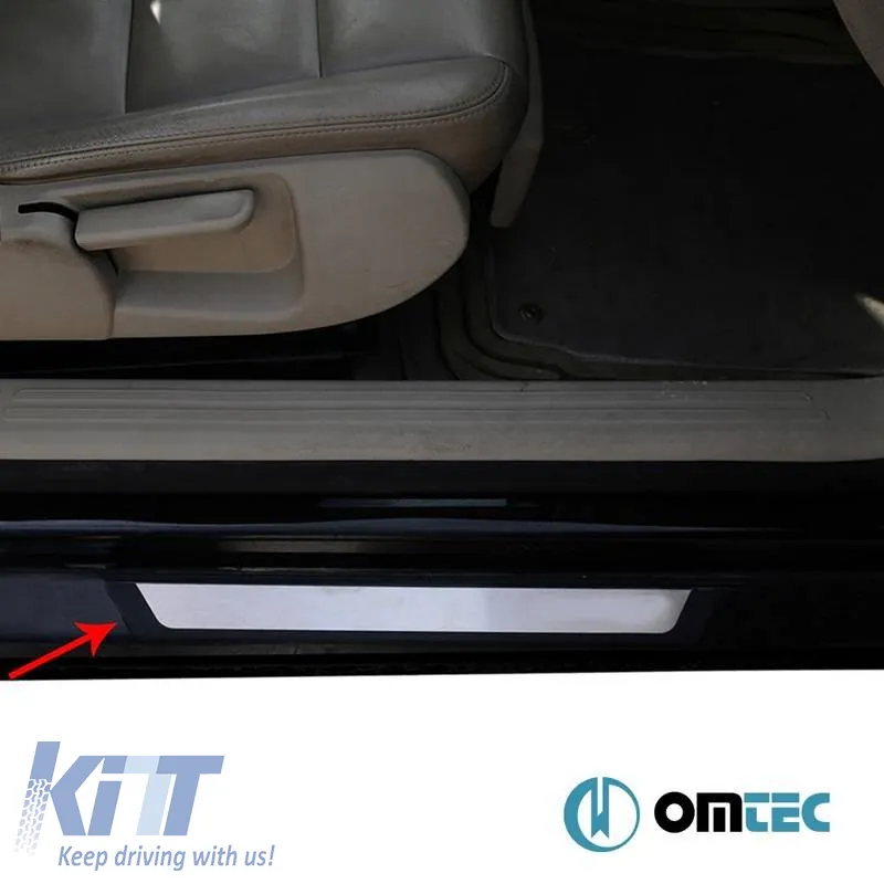 Decorative Interior Door Sills Flexil suitable for Peugeot 208 12-24 & Universal 4 Pieces
