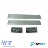 Decorative Interior Door Sills Line suitable for Opel Astra J & K 2009-2024 5 Door / Universal 4 Pieces