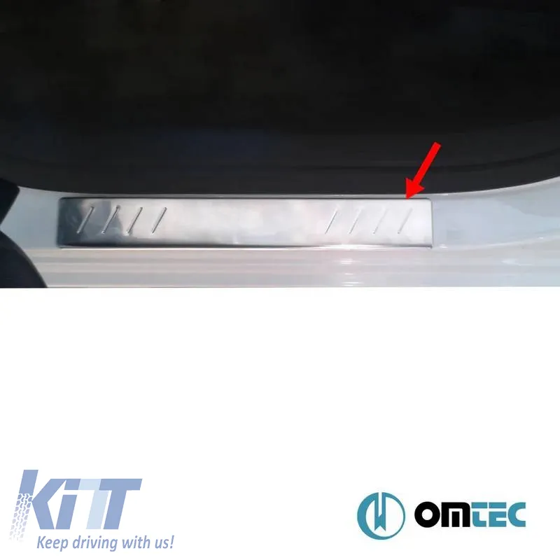 Decorative Interior Door Sills Line suitable for Opel Astra J & K 2009-2024 5 Door / Universal 4 Pieces