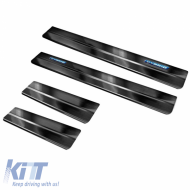 Decorative Interior Door Sills suitable for Toyota Rav4 16-18 / Toyota C-HR 2016+ Hybrid Black 4 Pcs 2/23008
