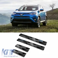 Decorative Interior Door Sills suitable for Toyota Rav4 16-18 / Toyota C-HR 2016+ Hybrid Black 4 Pcs 2/23008-image-6305406
