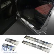 Decorative Interior Door Sills suitable for Toyota Rav4 16-18 / Toyota C-HR 2016+ Hybrid Chrome 4 Pcs-image-6305415