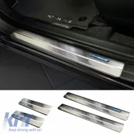 Decorative Interior Door Sills suitable for Toyota Rav4 16-18 / Toyota C-HR 2016+ Hybrid Chrome 4 Pcs-image-6305419