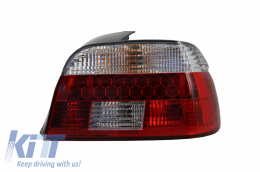 DECTANE LED Taillights suitable for BMW 5 Series E39 1995-2003 Red/Crystal Clear-image-6030991