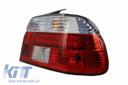 DECTANE LED Taillights suitable for BMW 5 Series E39 1995-2003 Red/Crystal Clear-image-6030993