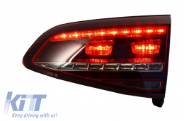 DECTANE LED TAILLIGHTS suitable for VW GOLF VII GTI-LOOK RED SMOKE-image-5994557