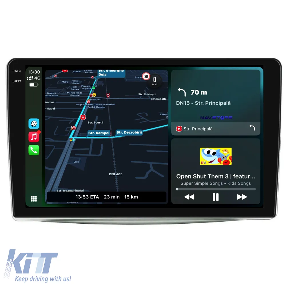 Dedicated Navigation suitable for Alfa Romeo Mito (2008-2018), 2K, 12Gb RAM, 256Gb Storage, Android Auto, Carplay