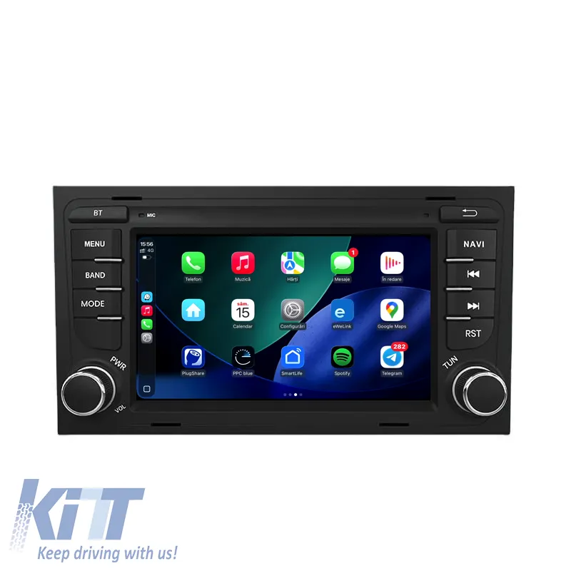 Dedicated Navigation suitable for Audi A4 B6 B7 (2000 - 2008), QuadCore, 7 Inch, 4Gb Ram, 64Gb Storage, Android Auto, Carplay