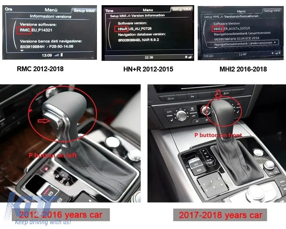 Dedicated Navigation suitable for Audi A6 C7 (2011-2018), 12.5 Inch, 4Gb RAM, 64Gb Storage, Android Auto, Carplay