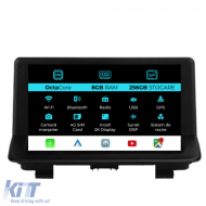 Dedicated Navigation suitable for Audi Q3 (2011-2018), 2K, 8Gb RAM, 256Gb Storage, Android Auto, Carplay