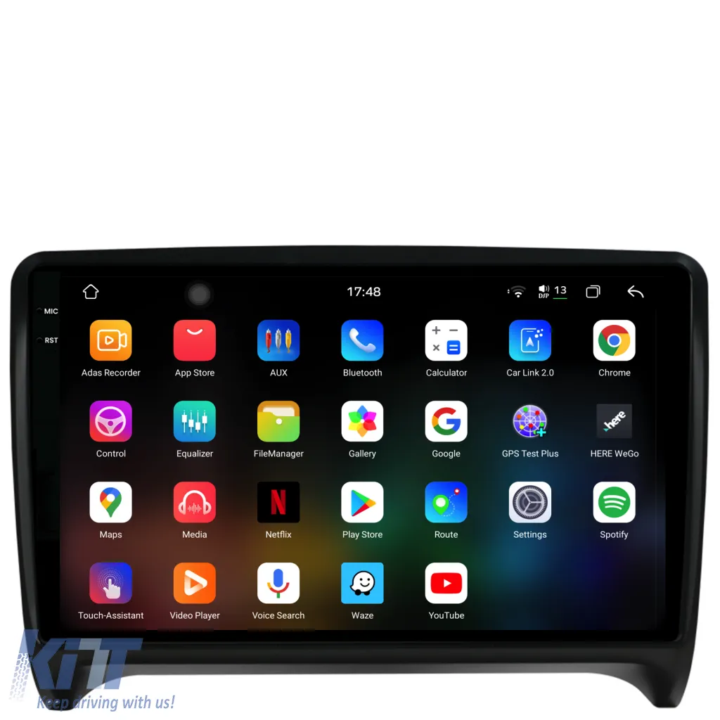 Dedicated Navigation suitable for Audi TT (2006 - 2014), 2K, 12Gb RAM, 256Gb Storage, Android Auto, Carplay