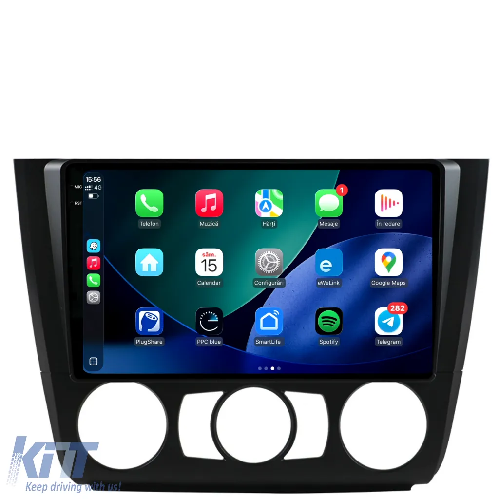 Dedicated Navigation suitable for BMW Series 1 E82 E88 E81 E87 (2004-2011), 2K, 4GB RAM, 64GB Storage, Carplay