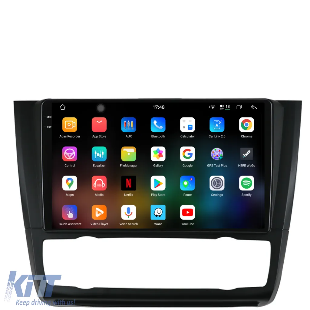 Dedicated Navigation suitable for BMW Series 1 E82 E88 E81 E87 (2004-2011), 2K, 12GB RAM, 256GB Storage, Carplay
