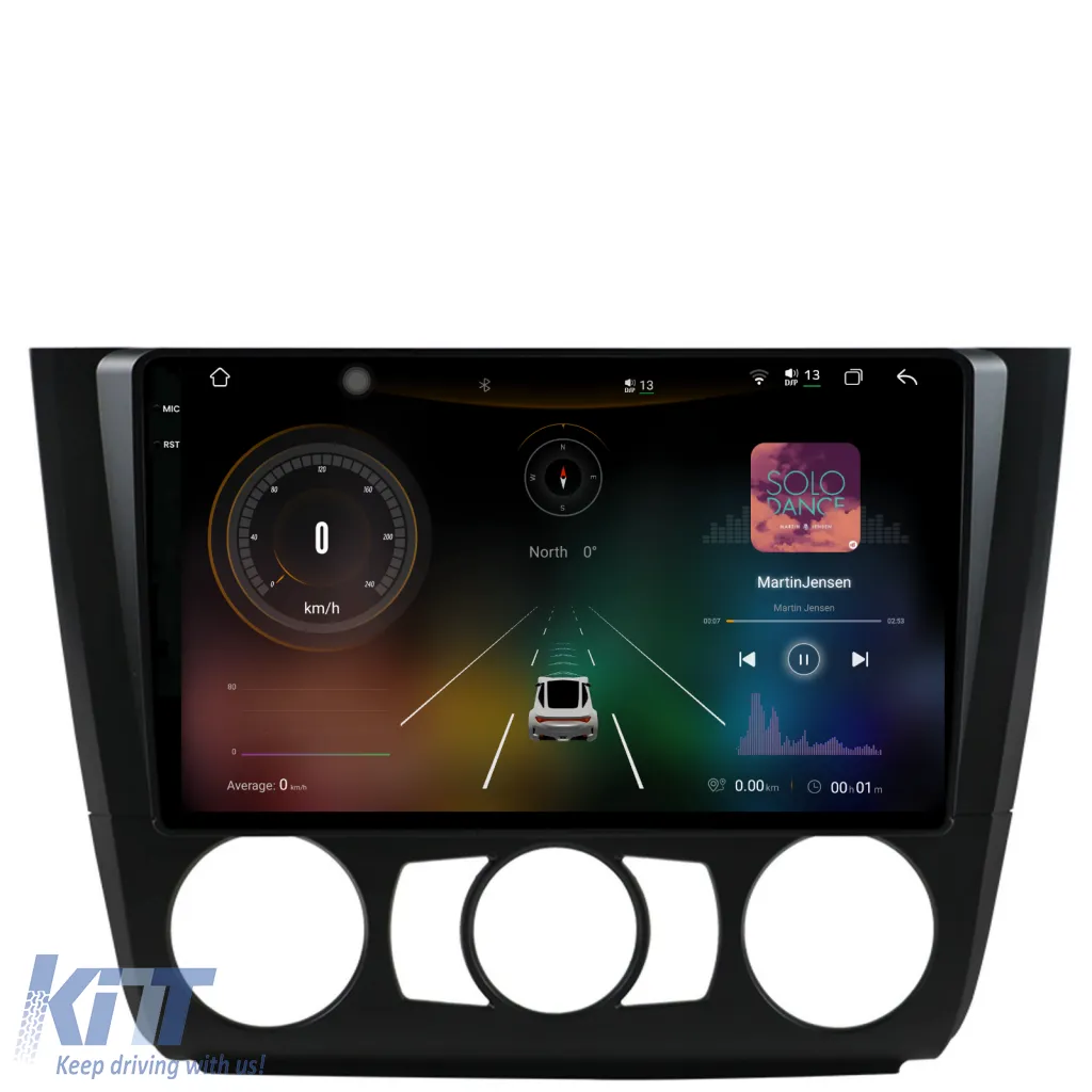 Dedicated Navigation suitable for BMW Series 1 E82 E88 E81 E87 (2004-2011), 2K, 12GB RAM, 256GB Storage, Carplay