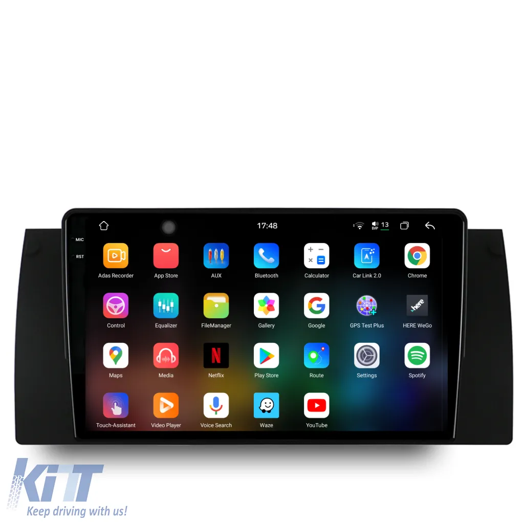 Dedicated Navigation suitable for BMW X5 E53 (1999 - 2005), 2K, 12GB RAM, 256GB Storage, Android Auto, Carplay
