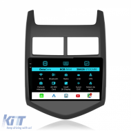 Dedicated Navigation suitable for Chevrolet Aveo (2012 - 2014), 2K, 8Gb RAM, 256Gb Storage, Android Auto, Carplay