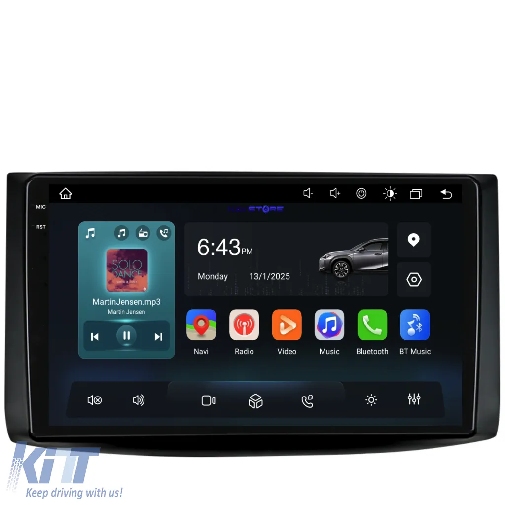 Dedicated Navigation suitable for Chevrolet Aveo (2002 - 2011), 2K, 4Gb RAM, 64Gb Storage, Android Auto, Carplay