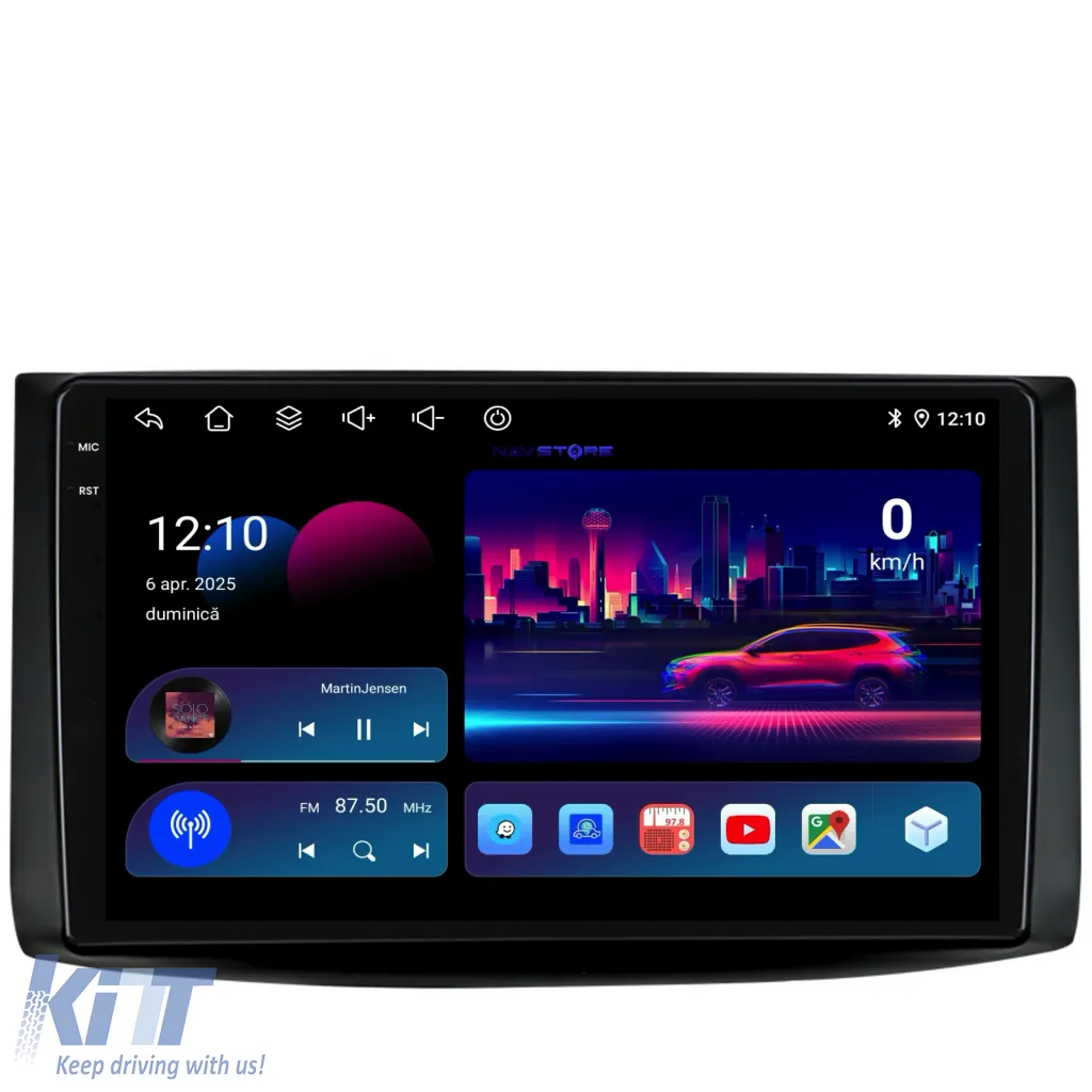 Dedicated Navigation suitable for Chevrolet Aveo (2002 - 2011), 2K, 8GB RAM, 256GB Storage, Android Auto, Carplay