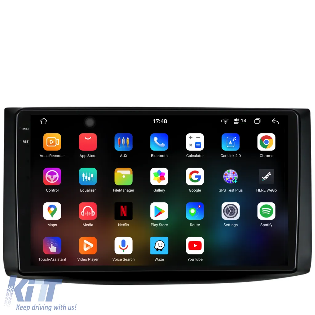 Dedicated Navigation suitable for Chevrolet Aveo (2002 - 2011), 2K, 12Gb RAM, 256Gb Storage, Android Auto, Carplay