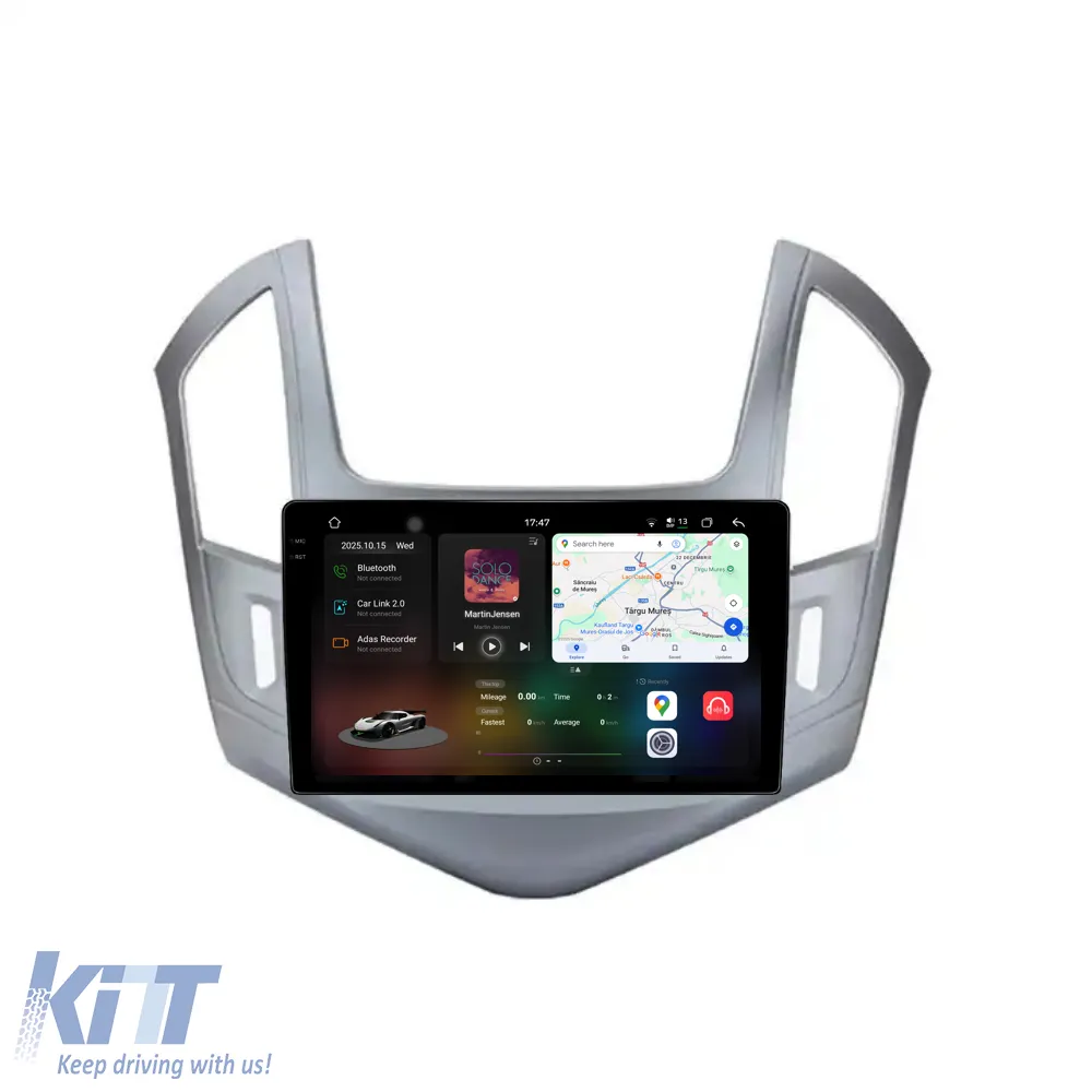 Dedicated Navigation suitable for Chevrolet Cruze (2008-2015), 2K, 12Gb RAM, 256Gb Storage, Android Auto, Carplay