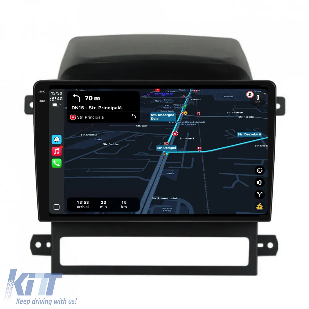 Dedicated Navigation suitable for Chevrolet Captiva (2006 - 2011), 2K, 4Gb RAM, 64Gb Storage, Android Auto, Carplay
