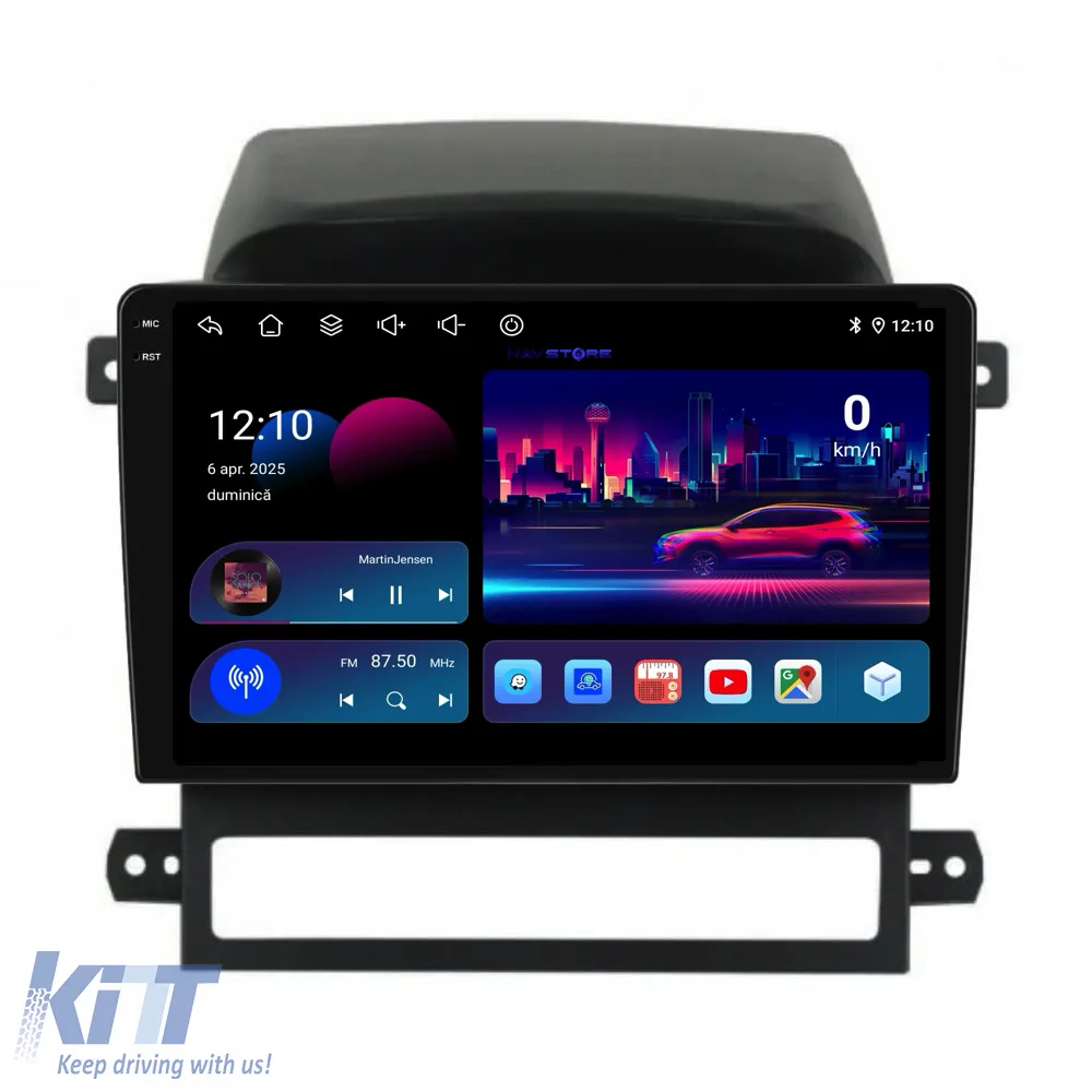 Dedicated Navigation suitable for Chevrolet Captiva (2006 - 2011), 2K, 4Gb RAM, 64Gb Storage, Android Auto, Carplay