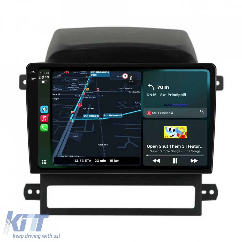 Dedicated Navigation suitable for Chevrolet Captiva (2006 - 2011), 2K, 8GB RAM, 256GB Storage, Android Auto, Carplay