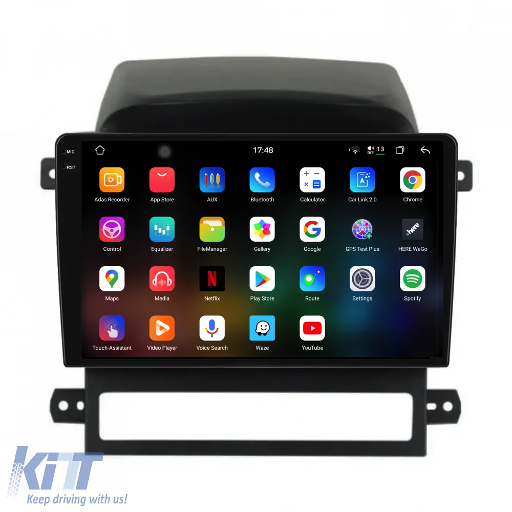 Dedicated Navigation suitable for Chevrolet Captiva (2006 - 2011), 2K, 12Gb RAM, 256Gb Storage, Android Auto, Carplay