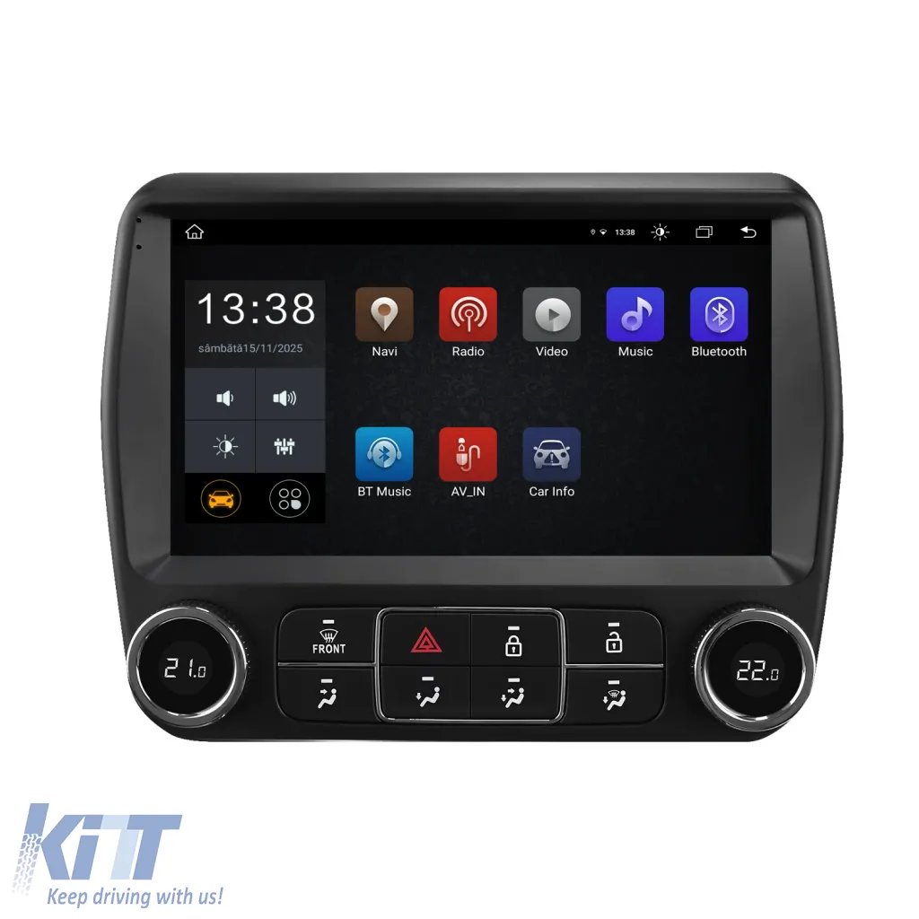 Dedicated Navigation suitable for Chevrolet Camaro (2010-2015), 2K, 8Gb RAM, 256Gb Storage, Android Auto, Carplay