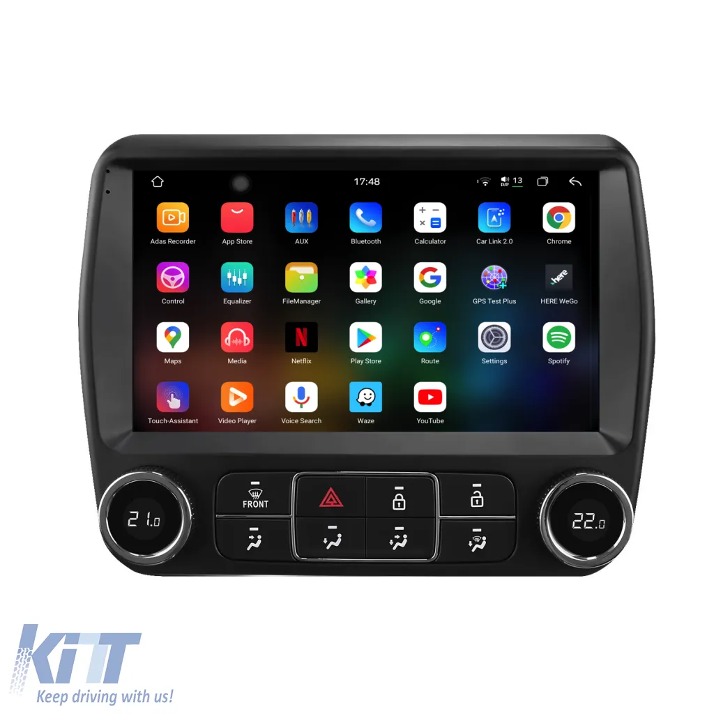 Dedicated Navigation suitable for Chevrolet Camaro (2010-2015), 2K, 12Gb RAM, 256Gb Storage, Android Auto, Carplay