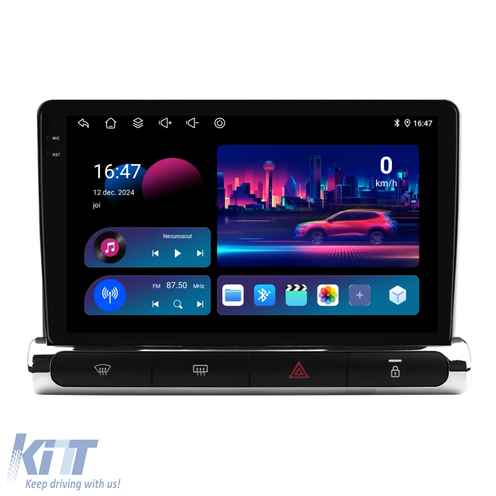 Dedicated Navigation suitable for Citroen C3 Aircross (2017-2023), 9 Inch, 6Gb RAM, 128Gb Storage, Android Auto, Carplay