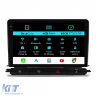 Dedicated Navigation suitable for Citroen C3 Aircross (2017-2023), 2K, 4Gb RAM, 64Gb Storage, Android Auto, Carplay