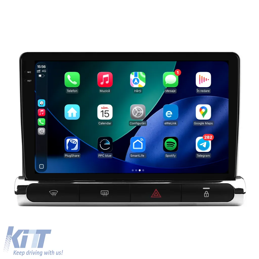 Dedicated Navigation suitable for Citroen C3 Aircross (2017-2023), 2K, 4Gb RAM, 64Gb Storage, Android Auto, Carplay