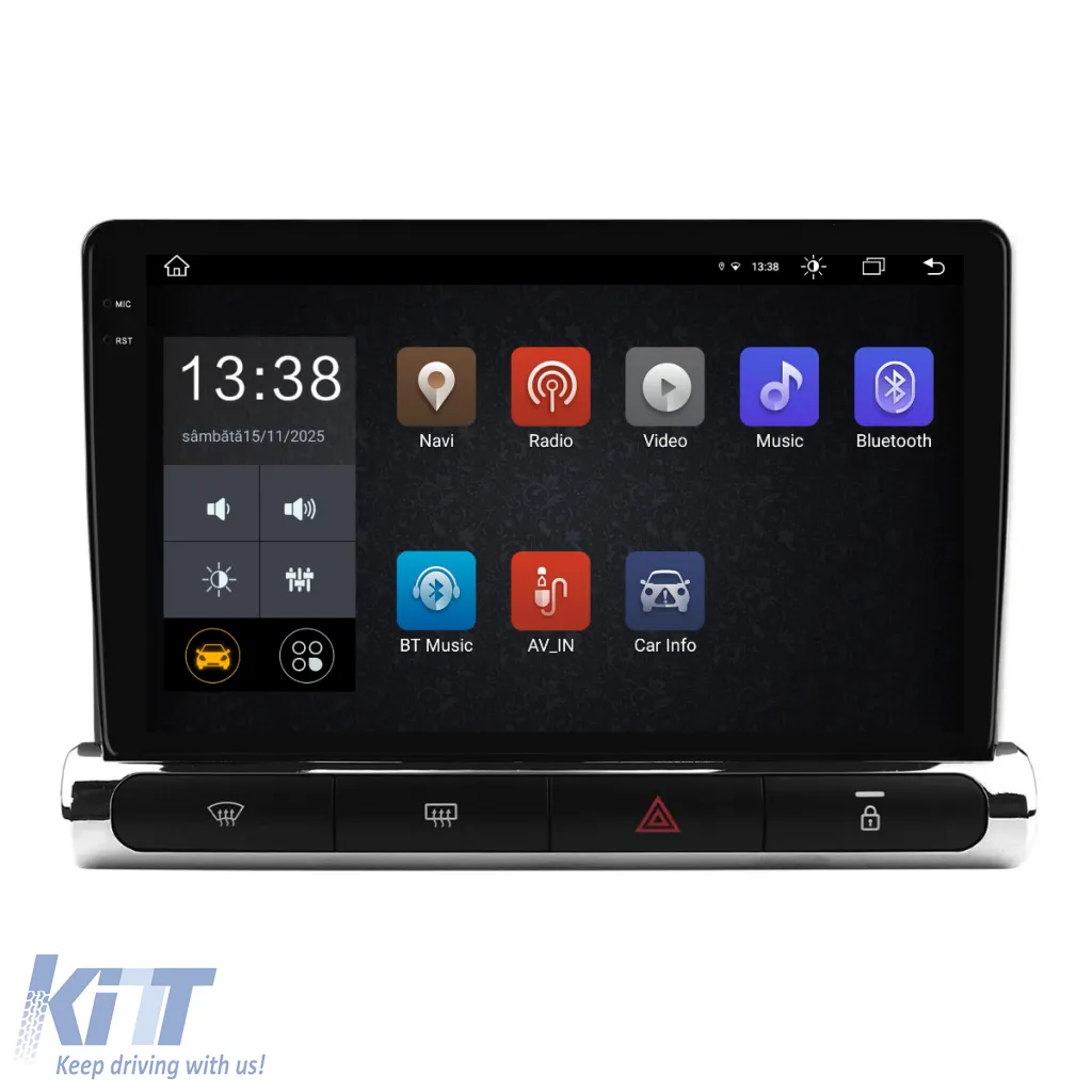 Dedicated Navigation suitable for Citroen C3 Aircross (2017-2023), 2K, 8GB RAM, 256GB Storage, Android Auto, Carplay