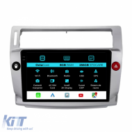 Dedicated Navigation suitable for Citroen C4 (2004 - 2012), 2K, 8Gb RAM, 256Gb Storage, Android Auto, Carplay