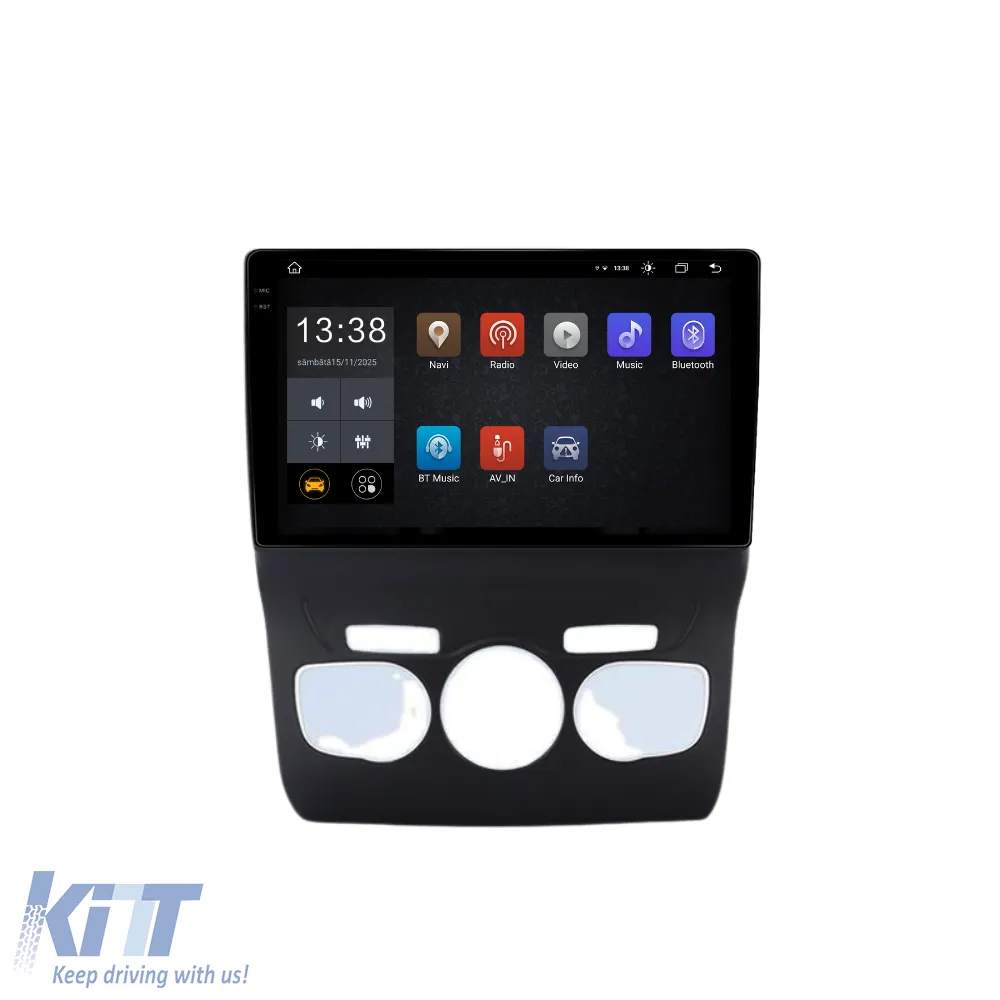 Dedicated Navigation suitable for Citroen C4L (2013 - 2016), 2K, 8GB RAM, 256GB Storage, Android Auto, Carplay