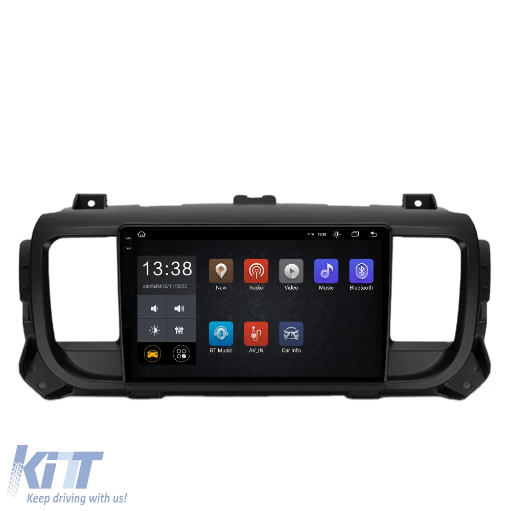 Dedicated Navigation suitable for Citroen Jumpy 3 (2016 - 2021), 2K, 8GB RAM, 256GB Storage, Android Auto, Carplay