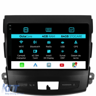 Dedicated Navigation suitable for Citroen C-Crosser (2007 - 2012), 2K, 4Gb RAM, 64Gb Storage, Android Auto, Carplay
