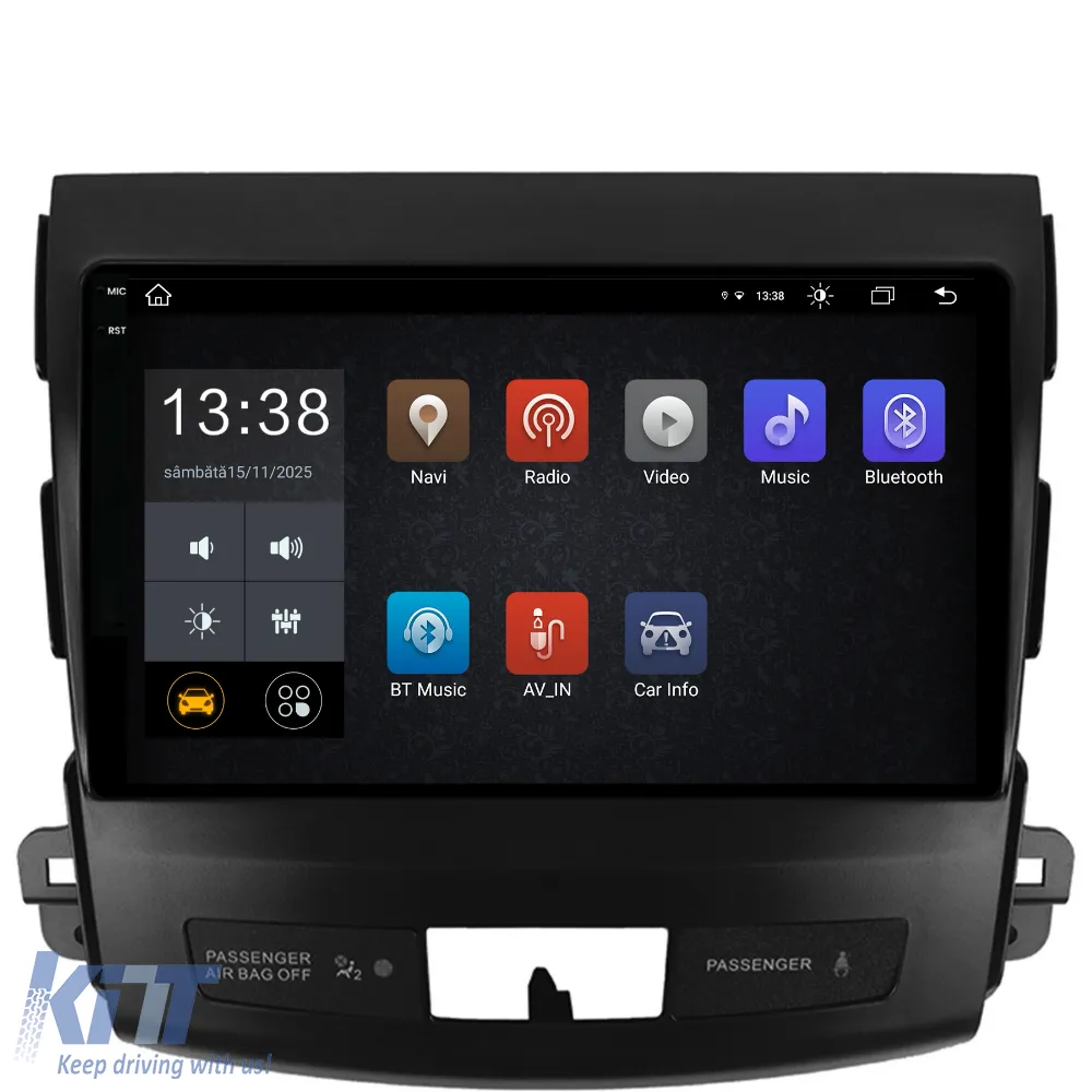 Dedicated Navigation suitable for Citroen C-Crosser (2007 - 2012), 2K, 8Gb RAM, 256Gb Storage, Android Auto, Carplay