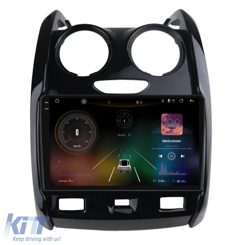 Dedicated Navigation suitable for Dacia Duster (2010 - 2020), 2K, 12GB RAM, 256GB Storage, Android Auto, Carplay