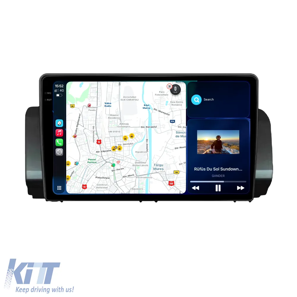 Dedicated Navigation suitable for Dacia Jogger (2021 - 2023), 2K, 4Gb RAM, 64Gb Storage, Android Auto, Carplay